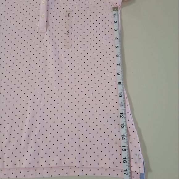 Tommy Hilfiger Classic Fit Pink Dotted Women's Polo - Picture 9 of 15